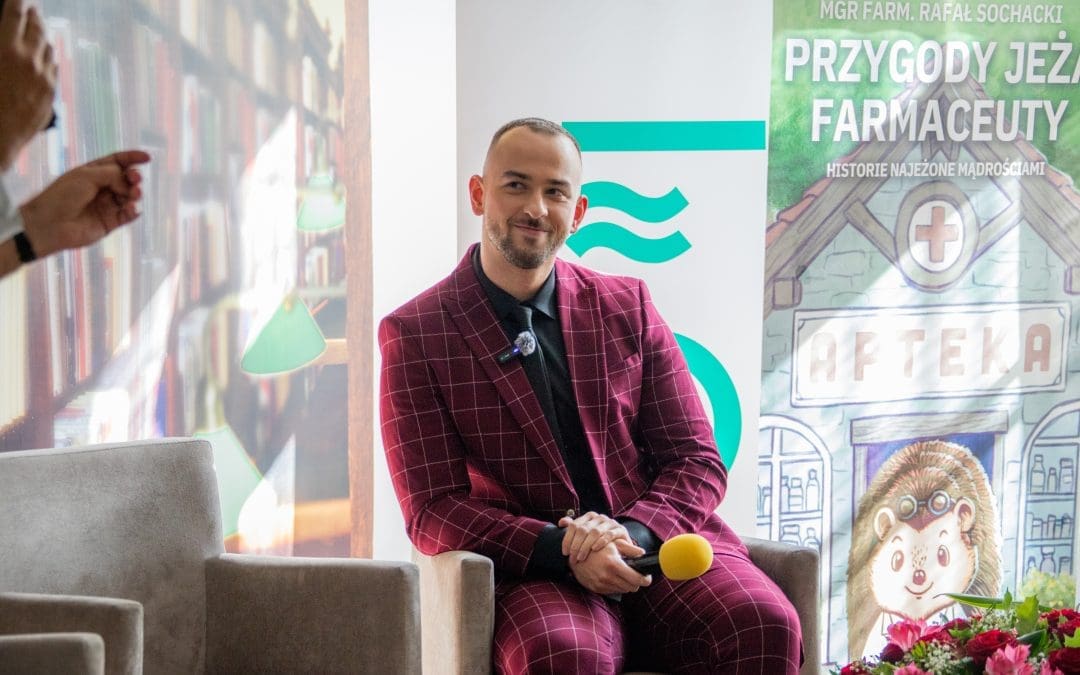 „Przygody jeża farmaceuty” w Warszawie, radiu i prasie!