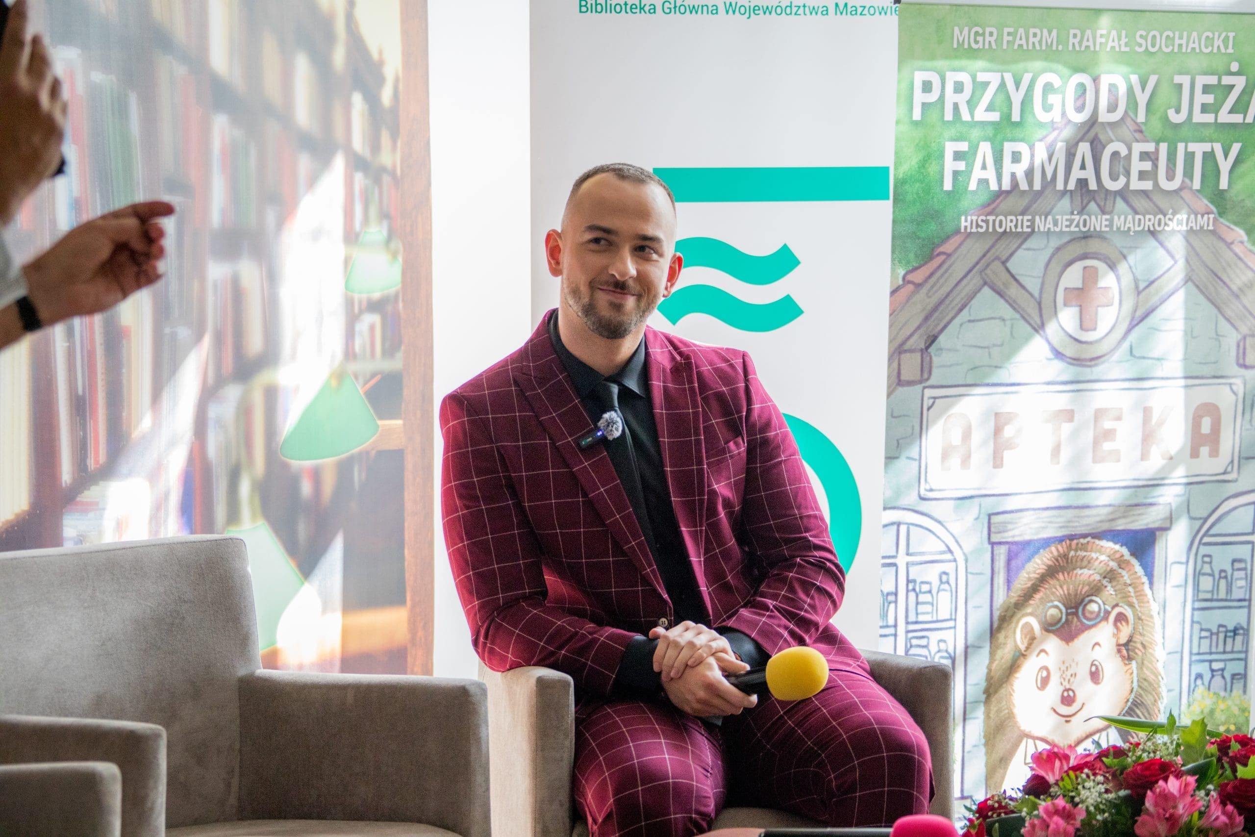 „Przygody jeża farmaceuty” w Warszawie, radiu i prasie!