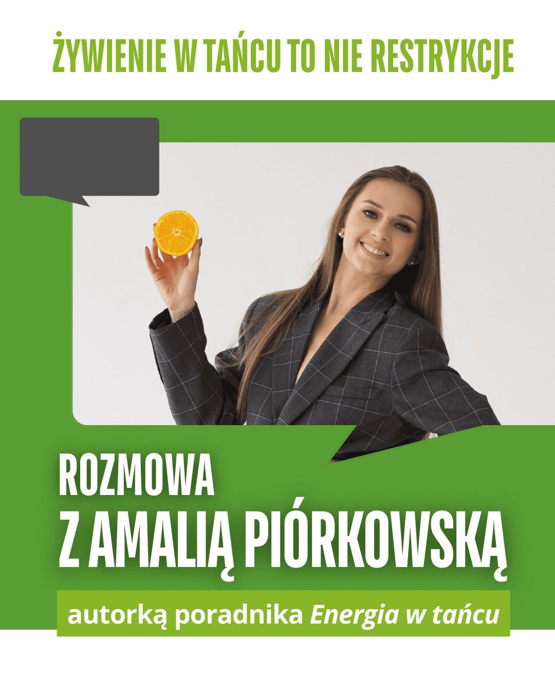 „Energia w tańcu” – rozmowa z Amalią Piórkowską, dietetyczką i tancerką