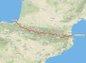 Granią Pirenejów Łukasz Supergan