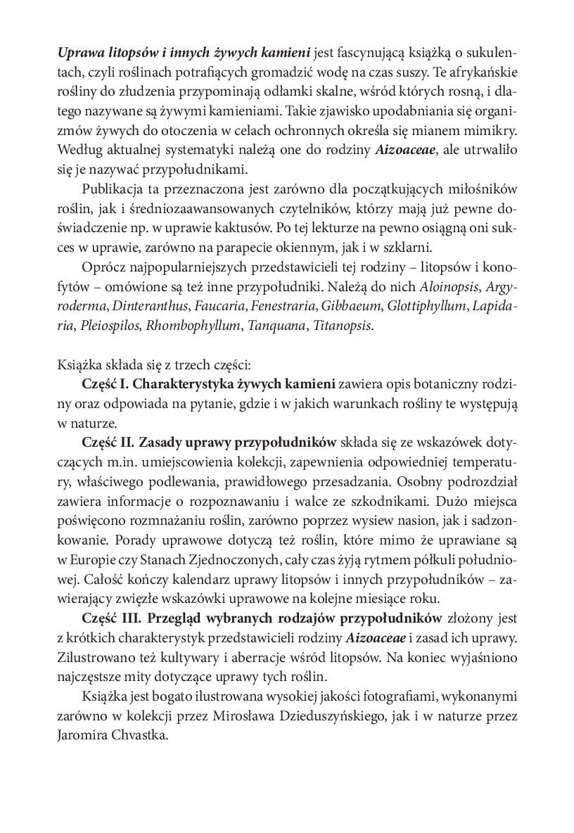 EBOOK „Uprawa litopsów i innych żywych kamieni"
